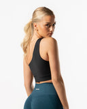 One Shoulder Bra - Black