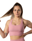 Rib Sports Bra Cotton Candy