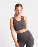 Crop Tank 'Body' Slate