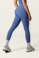 Crossover-legging paars