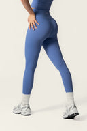 Crossover-legging paars