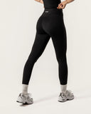 Crossover-legging zwart