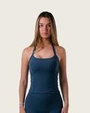 Halter Tank Bra Midnight