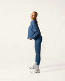 Legging met zakken, blauw