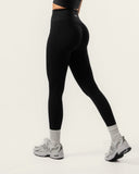 Naadloze legging zwart