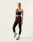 Naadloze legging Cacao