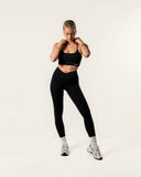 Legging met zakken, zwart