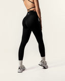 Legging met zakken, zwart