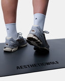 Initial Crew Socks 2 Pack White