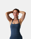 Halter Tank Bra Midnight