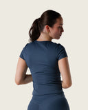 Figurfreundliches T-Shirt Mitternacht