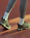 Initial Crew Socks 2 Pack White